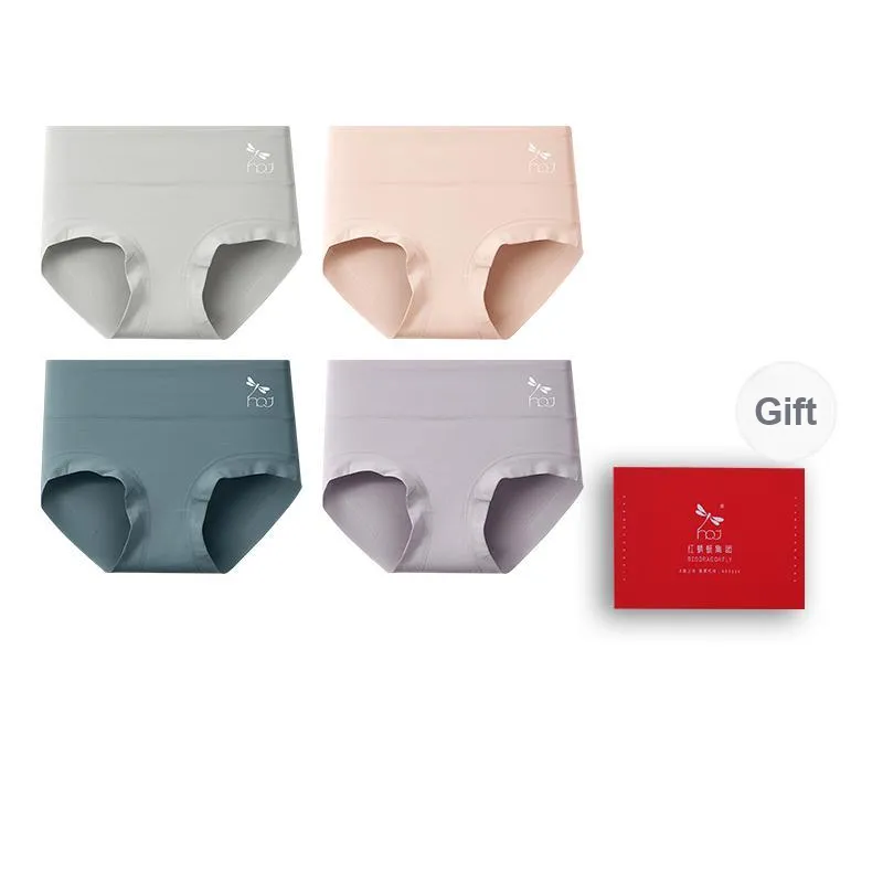 RED DRAGONFLY Cotton Panties Women's Gift Box Set Of 4-9