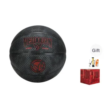 VEIDOORN Year Of The Snake Collection, Black Scale PU Basketball Black Size 7 Ball Street Training Competition Unisex