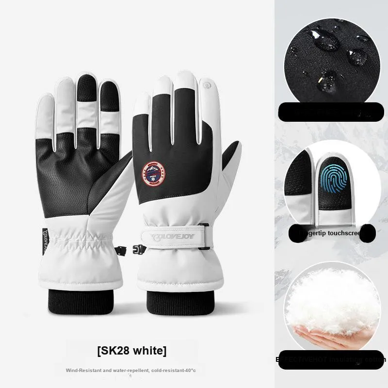 ZHIYILIANGPIN Ski Gloves Mittens Unisex-1