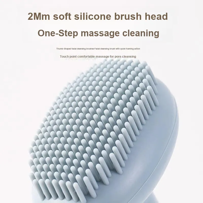 Future Maple DIY Soft Film Tool Special Dual Head Silicone Facial Mask Brush Soft Cleaning Clay Mask Wash off Masks-2