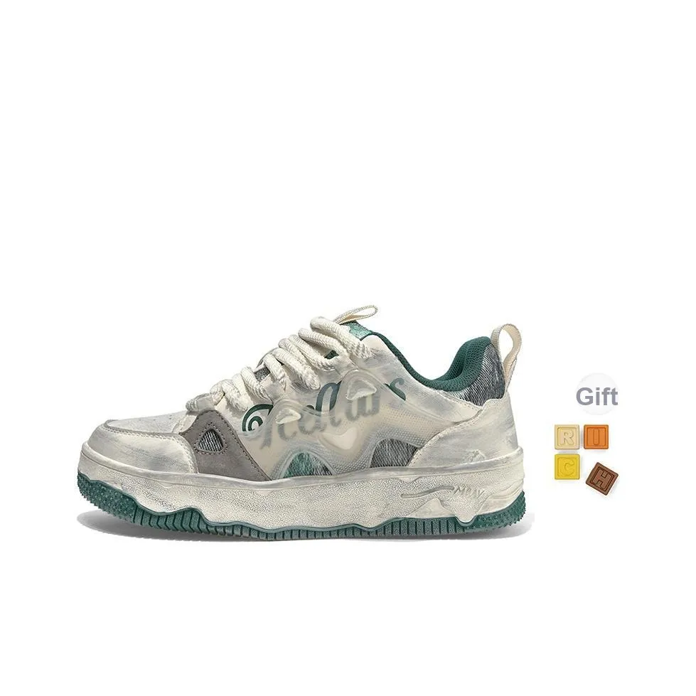 TCELLARS Abrasion Resistant, Balance, Lightweight, Height Increasing Low top Skateboard Shoes Unisex