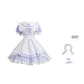 Light Purple Dress+Apron+Arm Circles+Leg Circles+Headdress