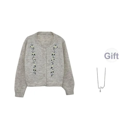 TLXT Белый Кардиган Женский Трикотаж