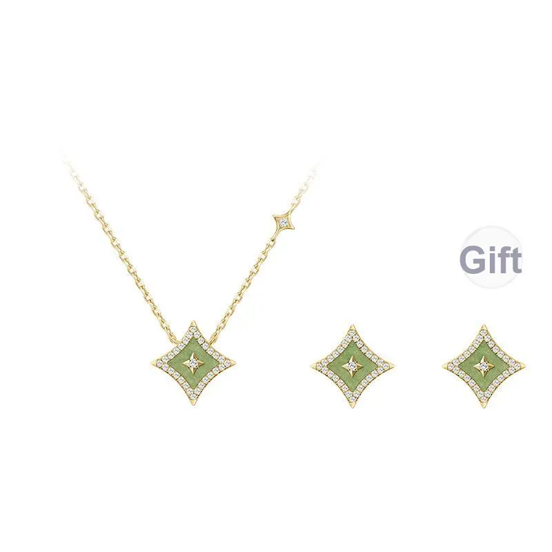 Lola Rose Natural Aventurine Jade Necklaces Women's-3