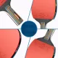 [7-Star Professional]Short Handle Penhold Grip*2+Original Thickened Racket Bag+3 Pcs Competition Exclusive Balls