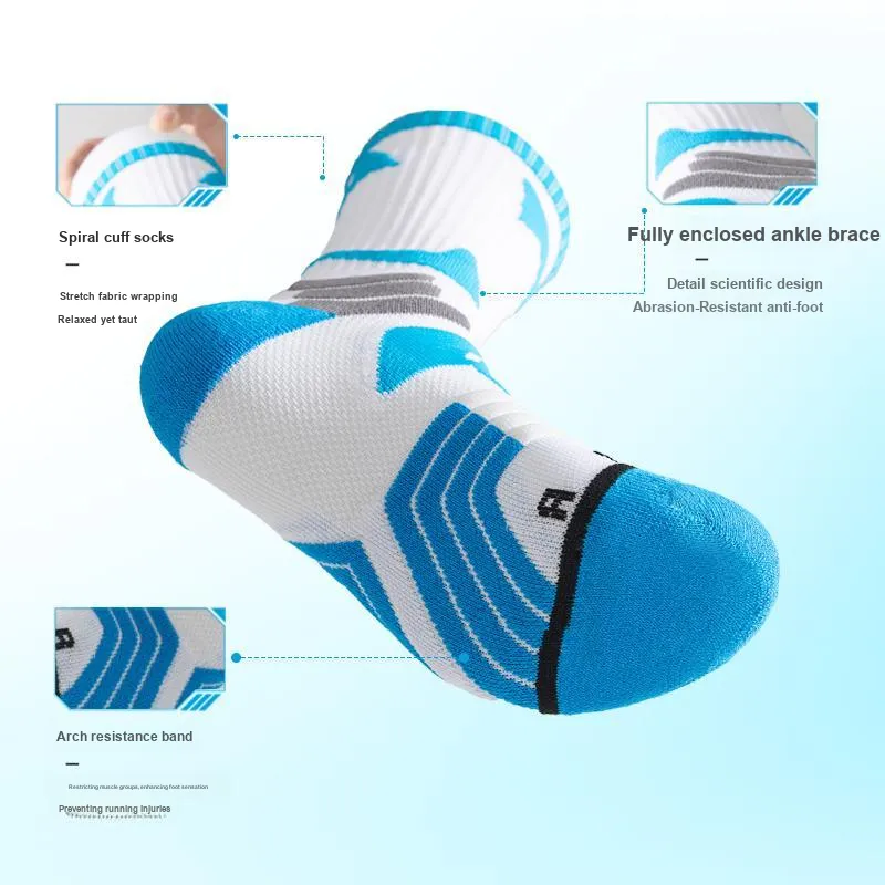 JIAZINI Basketball Socks Men's 3 Pack-23