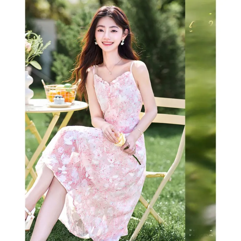 Like The Age Of Water Short Sleeved Dress Women's Multicolor-0