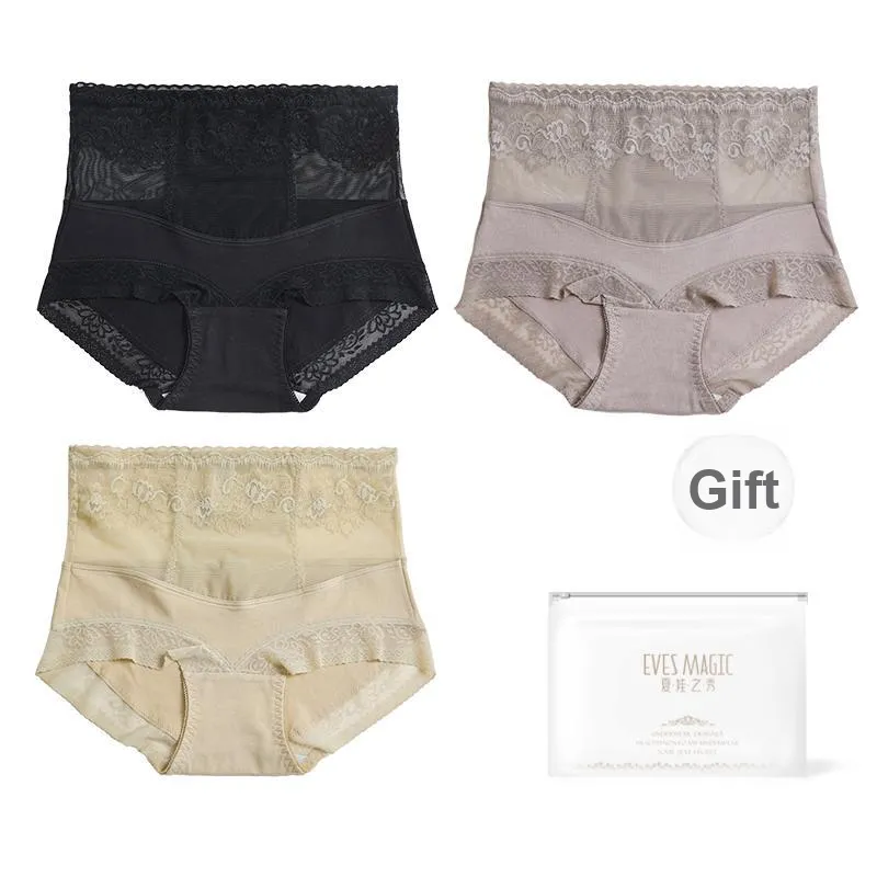 XIA.WA.ZHI.XIU Underpants Women's Shopping Bag 3 Pack-3