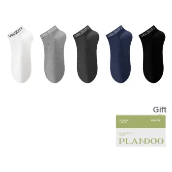 PLANDOO Ankle Socks Unisex Shopping Bag 5 Pack