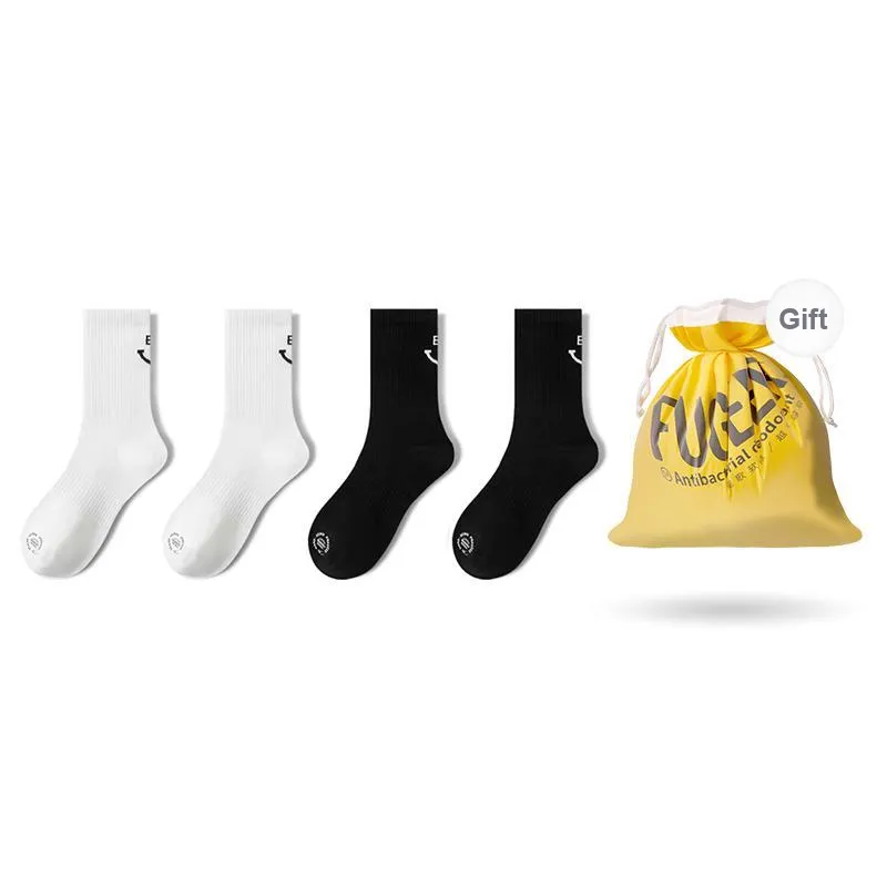 FUGEER Mid Calf Socks Men's 4 Pack-7