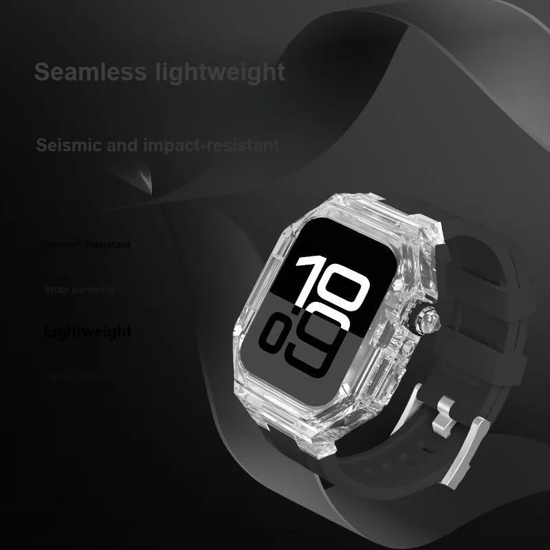 MSSM Apple Compatibility Watch Band 16.76cm~21.33cm 46 Watch Dial Silicone Material-11
