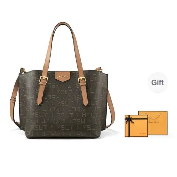 MashaLanti PVC Tote HOBO Bag Handbag Shoulder Bag Regular Women's Coffee & Tea Brown