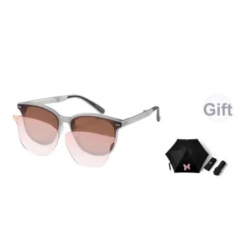 MUJOSH Flying Stack Series Square Slim Frame Foldable Sunglasses Unisex
