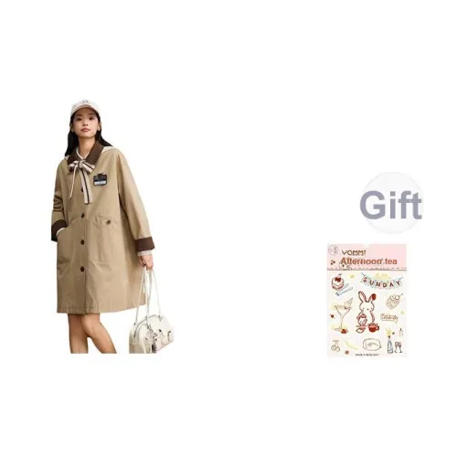 ZIHAN Женская тренч-куртка