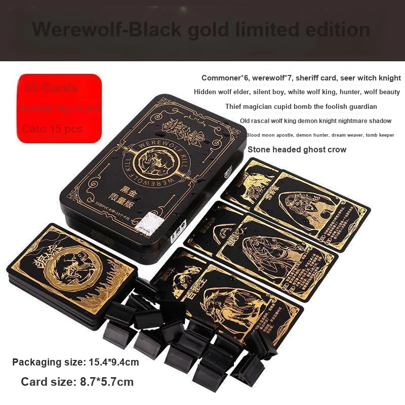 Lezhi By Me Werewolf Card Game For Adults Casual Party 'Close Your Eyes When It Gets Dark' Game Board Games-10