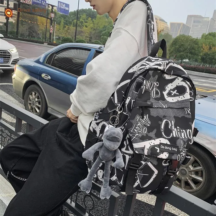 S.REPHEN Nylon Backpack Unisex Multicolor-1