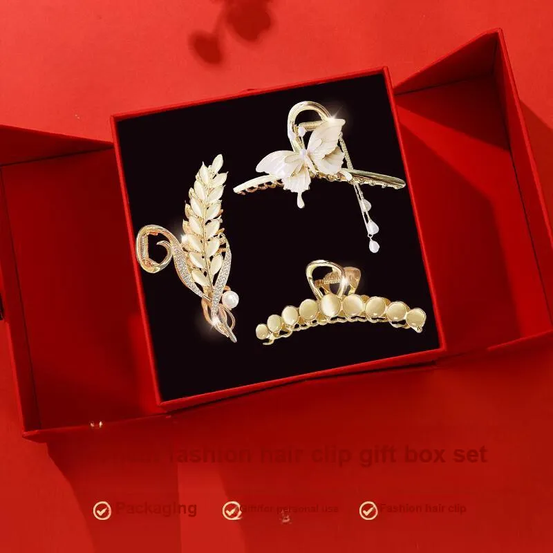 Enchanting Cat Alloy Hair Clips Women's-1