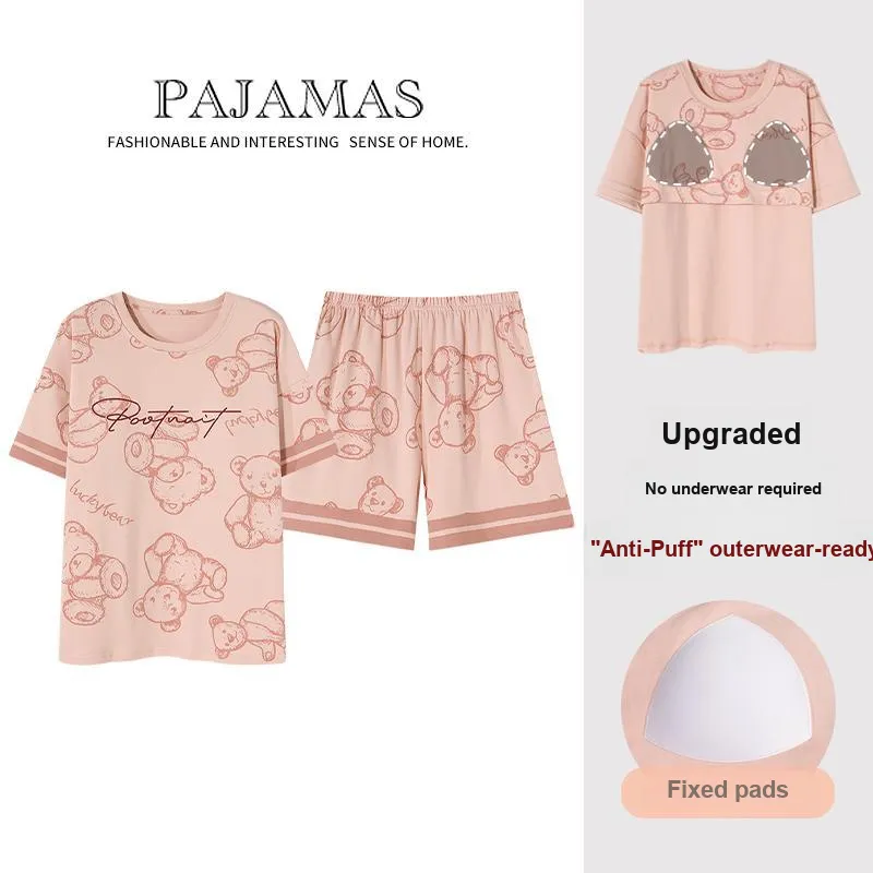 The Story Of The Flower Season Pajama Set Women's Lotus Color-3