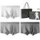 3 Pack Box Included (Dark Heather Gray+Light Heather Gray+Medium Heather Gray) 100% cotton Breathable/Mulberry Silk Care/3A Antibacterial