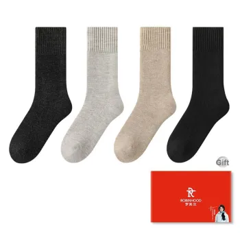 ROBINHOOD Mid Calf Socks Men's Box 4 Pack