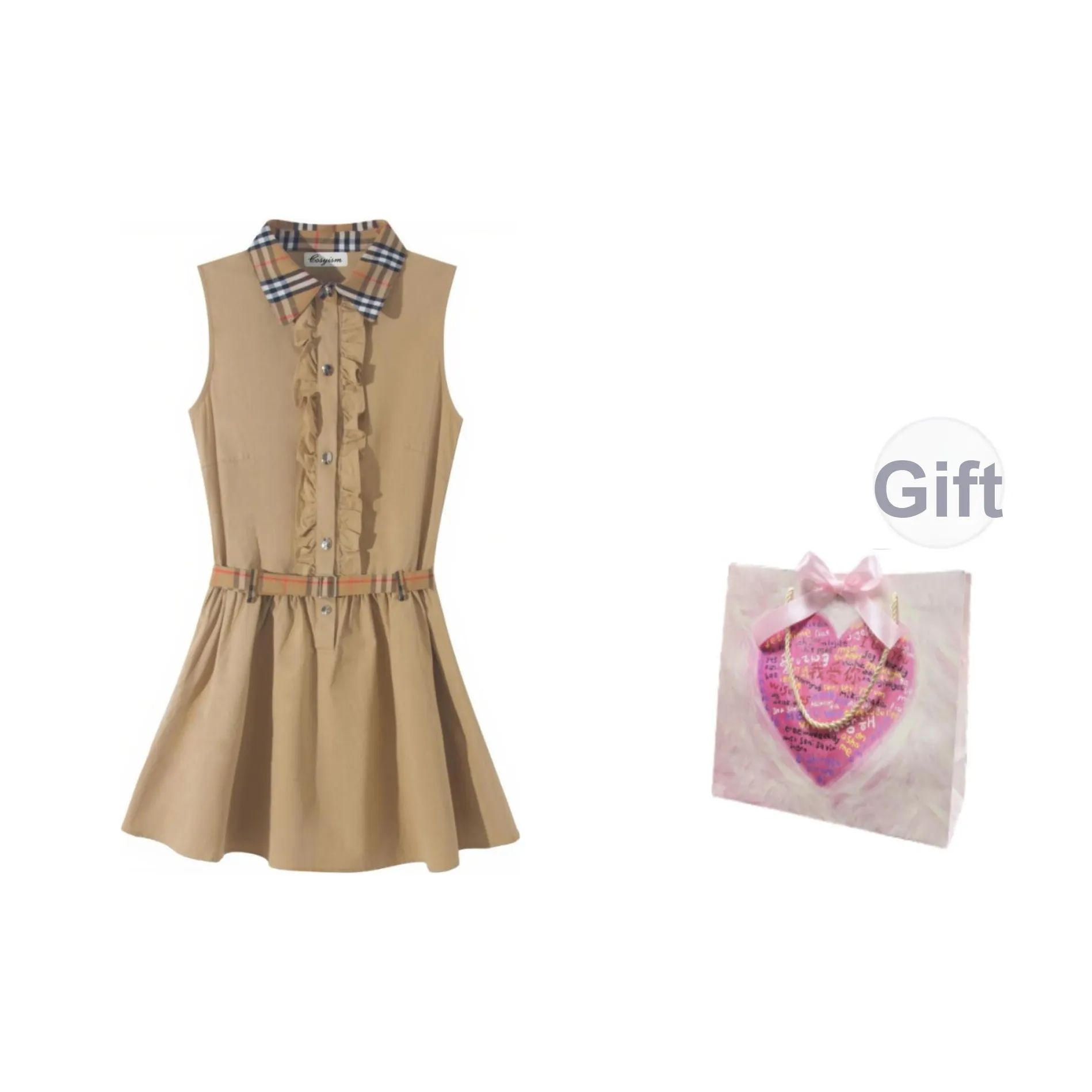 COSYISM Платье без рукавов Женское