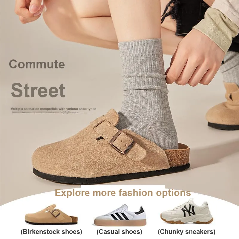 PLANDOO Mid Calf Socks Unisex Shopping Bag 3 Pack-6