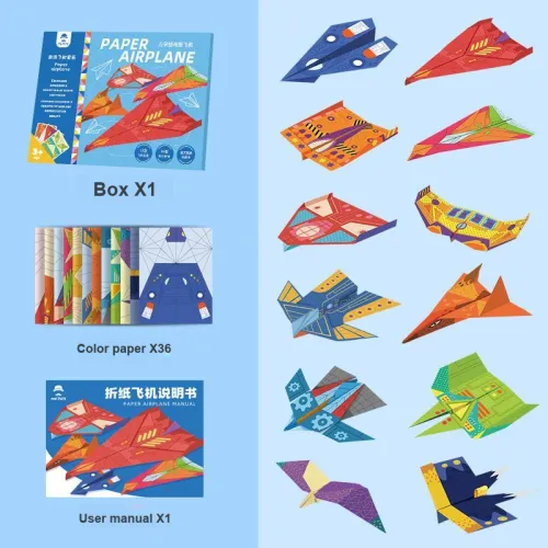 Mr. Toy Бумага Самолет SPECIALIZED Складная бумага Книга с эффектом 3D Складная бумага Полная коллекция Игрушки