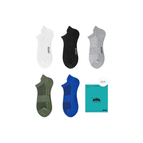 ZEROIN Низкие носки для мужчин упаковка из 5 пар