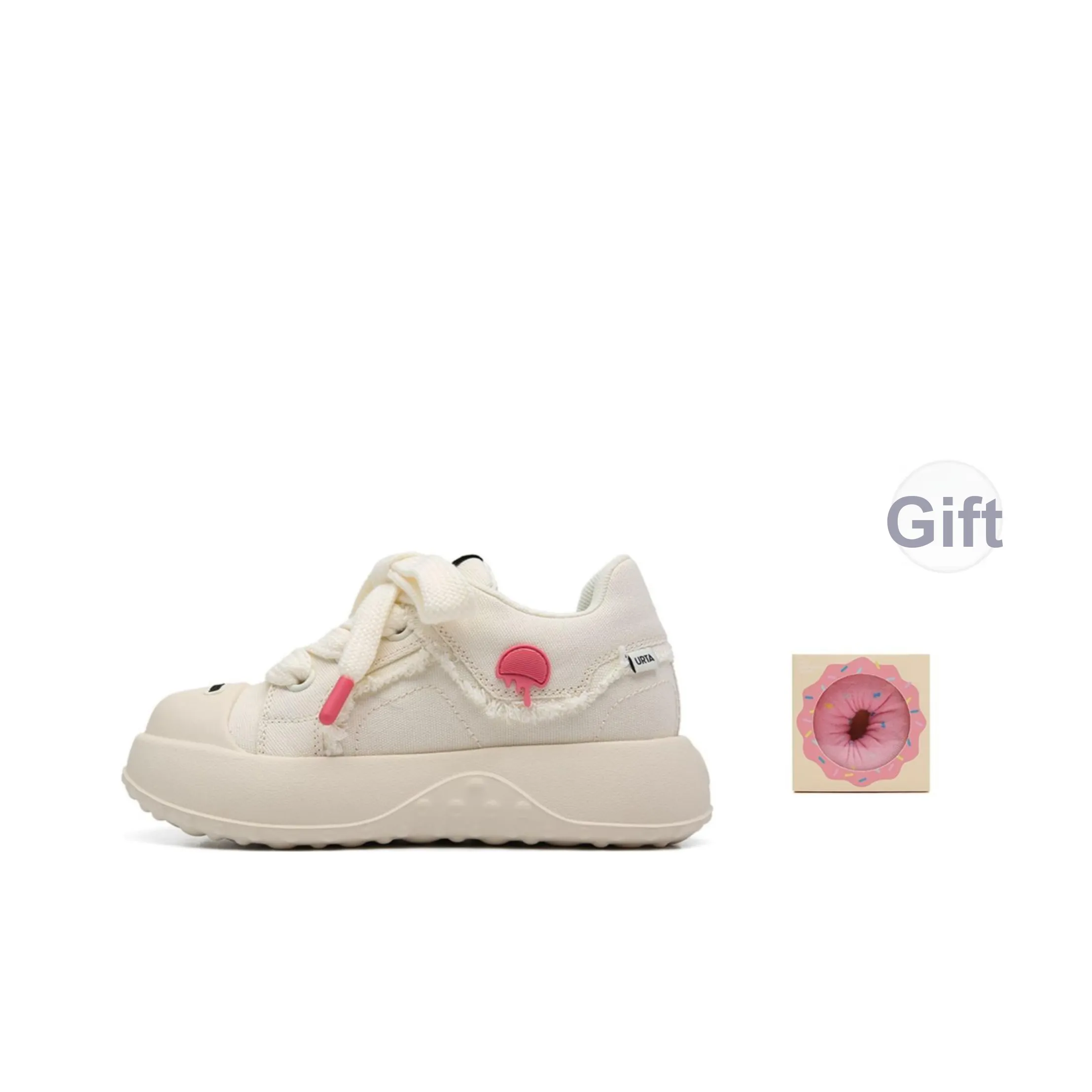 URTA Сладкий Overkill Коллекция Скейтборд Кроссовки Женские Белые