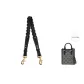 Marine Blue-Twisted Fried Dough Shoulder Strap 72-75cm