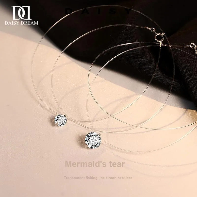 Daisy Dream 925 Sterling Silver Necklaces Women's-2