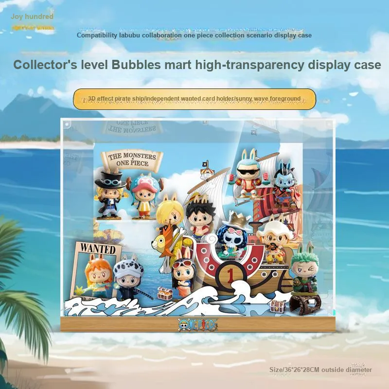 LIGHT YOUR BRICKS Compatibility Pop Mart Aquaman Collection Display Case Model Accessories-9