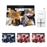 4 Pack[Walnut Brown+Burgundy Red+Black+Burgundy Red]