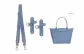 Longchamp Trumpets (Haze Blue) Adjustable 79-108cm+Perforated