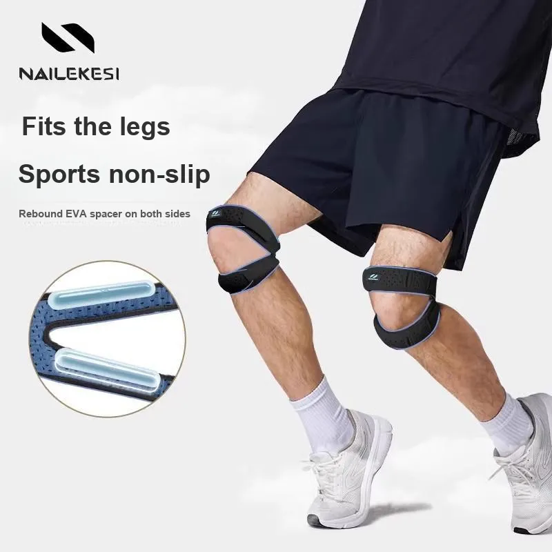 NAILEKESI Exercise And Fitness Double Loop Patella Bands 1 Pair Unisex Professional Protective-22