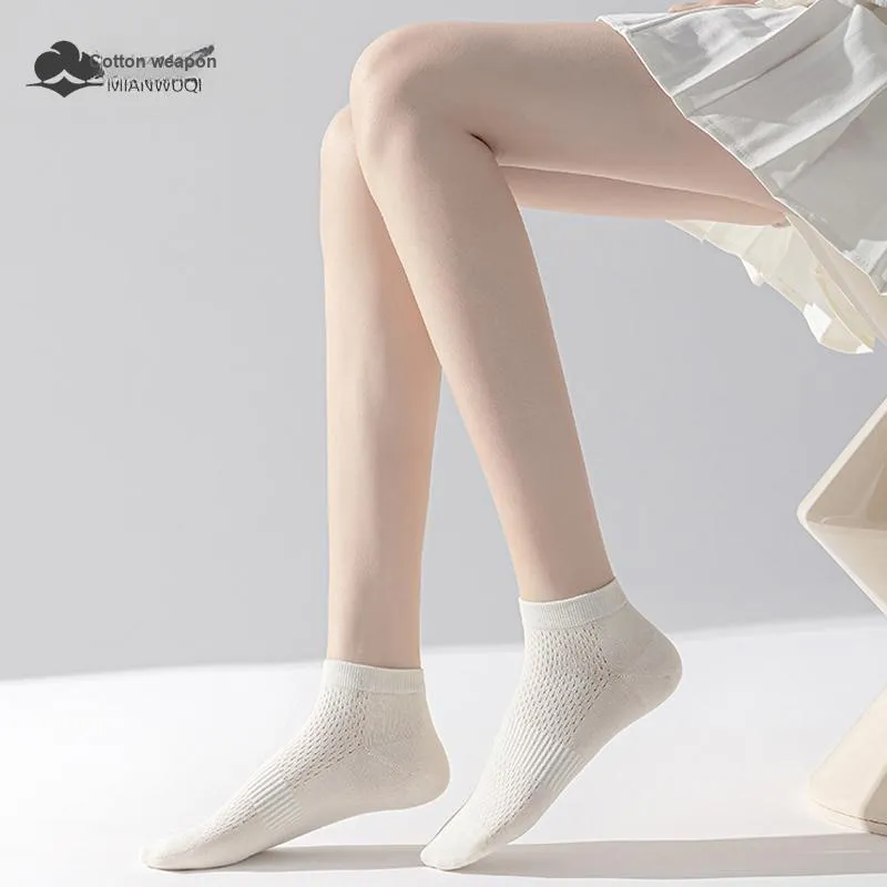 MIANWUQI Mid Calf Socks Women's 5 Pack-26
