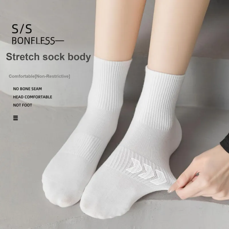 XXLLG Mid Calf Socks Unisex 5 Pack-2