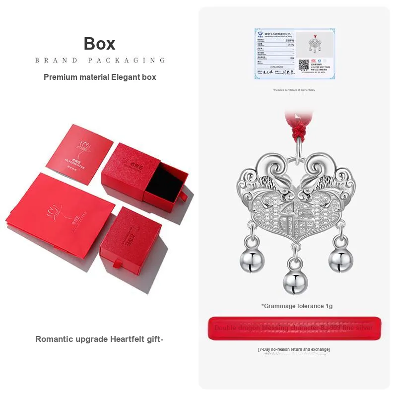 LAOYINJIANG S999 Fine Silver Pendants Kids'-15