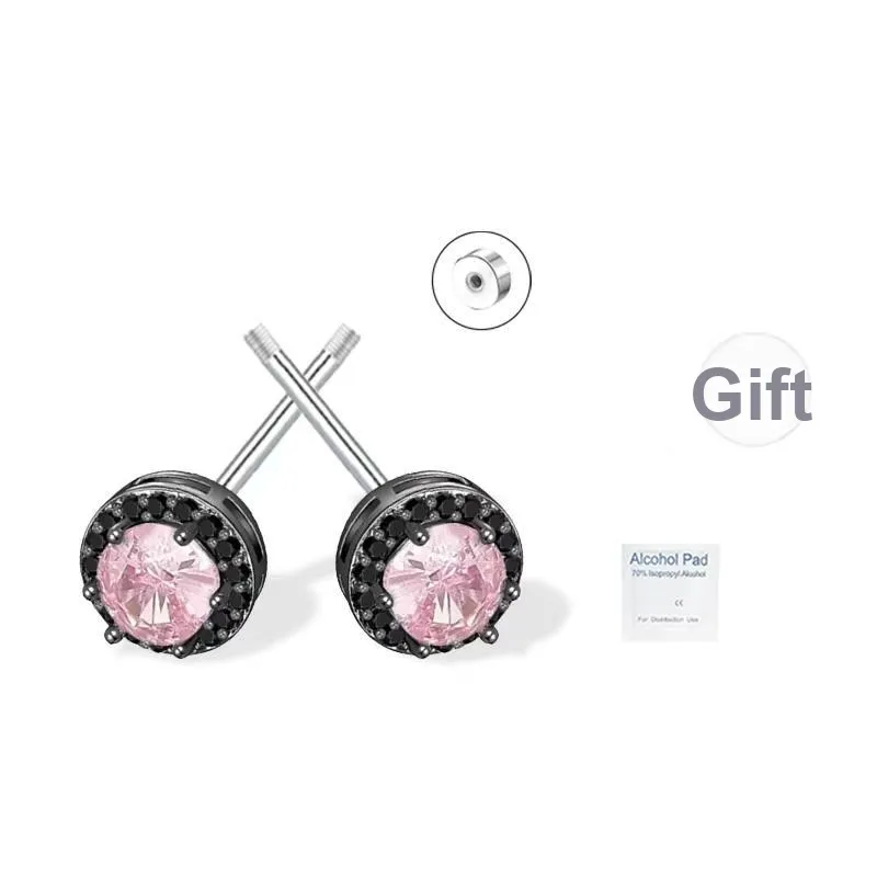 UX Ear Canal Screw Flat Niche Luxury Stud Earrings Unisex-7