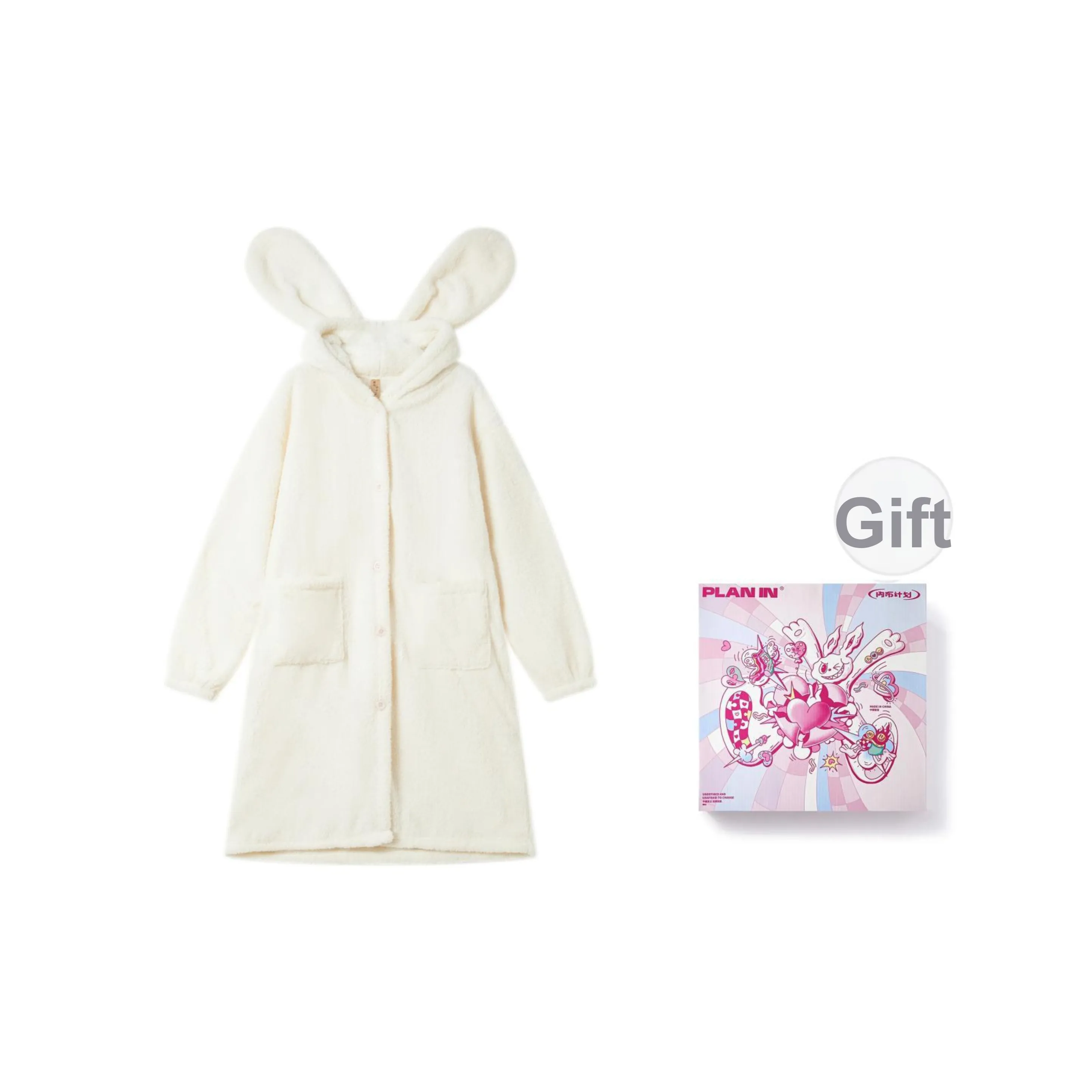 PLAN IN Women's Bath Robes