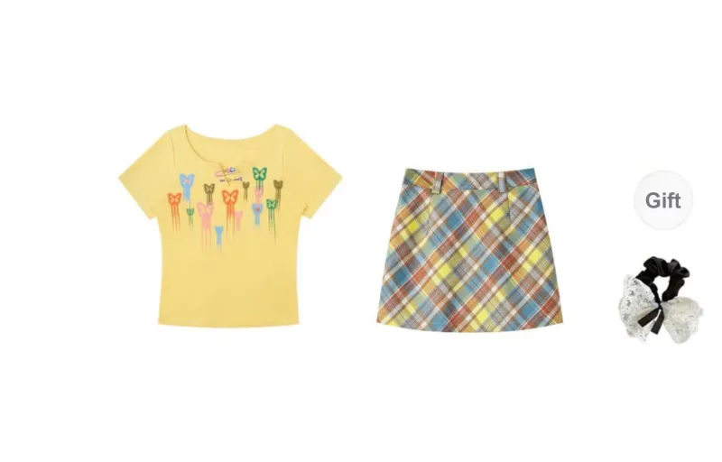 PAVEA Two Piece Skirt Sets Women's-0