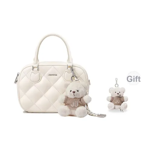 JUST STAR Сумка через плечо из синтетической кожи Boston маленькая белый розовый