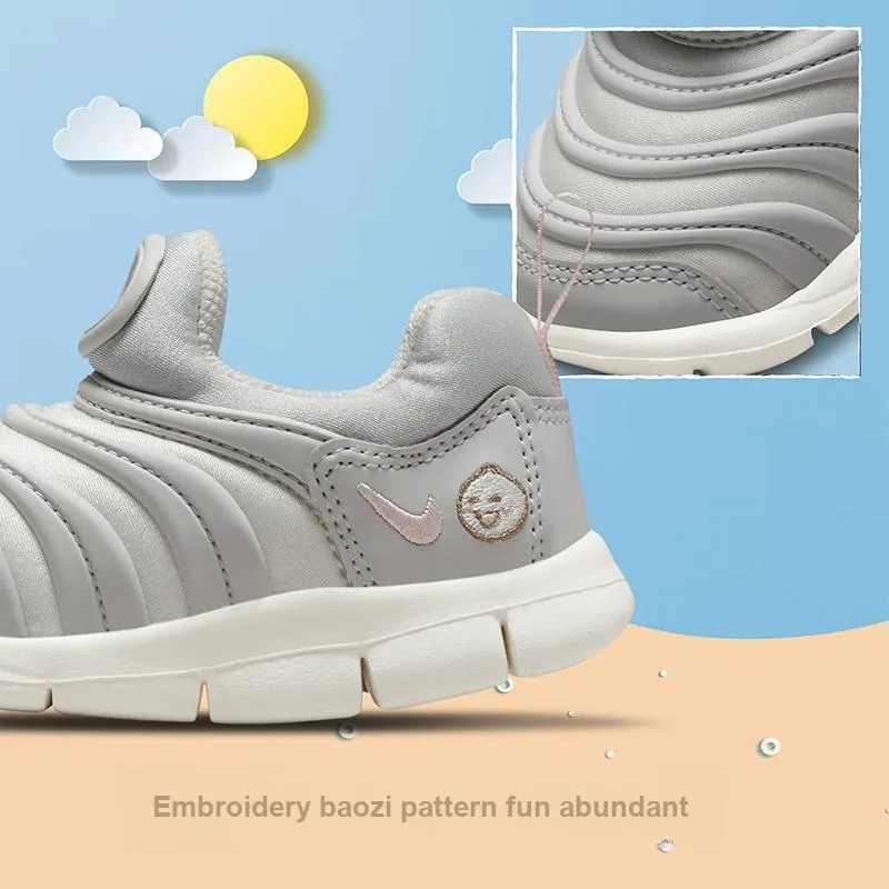 Nike Dynamo Free SE Slip Resistant Cushioning Abrasion Resistant Low Top Toddler Shoes Gray Infant And Toddler-3