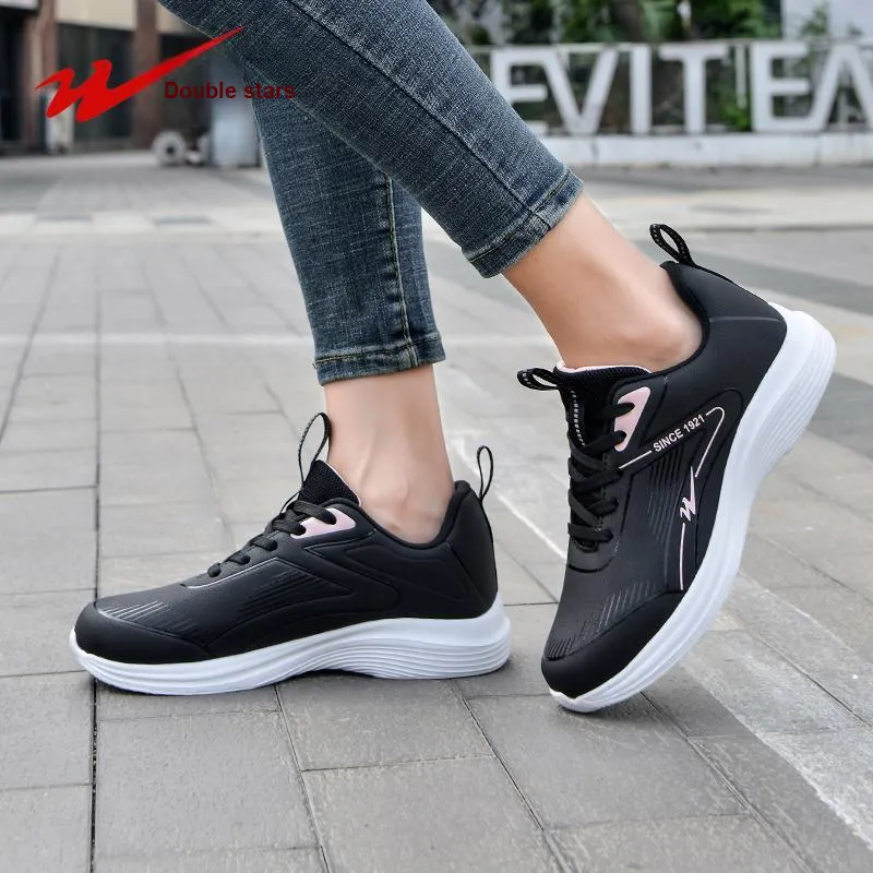 Binary Low Top Running Shoes Women's Black Pink-10