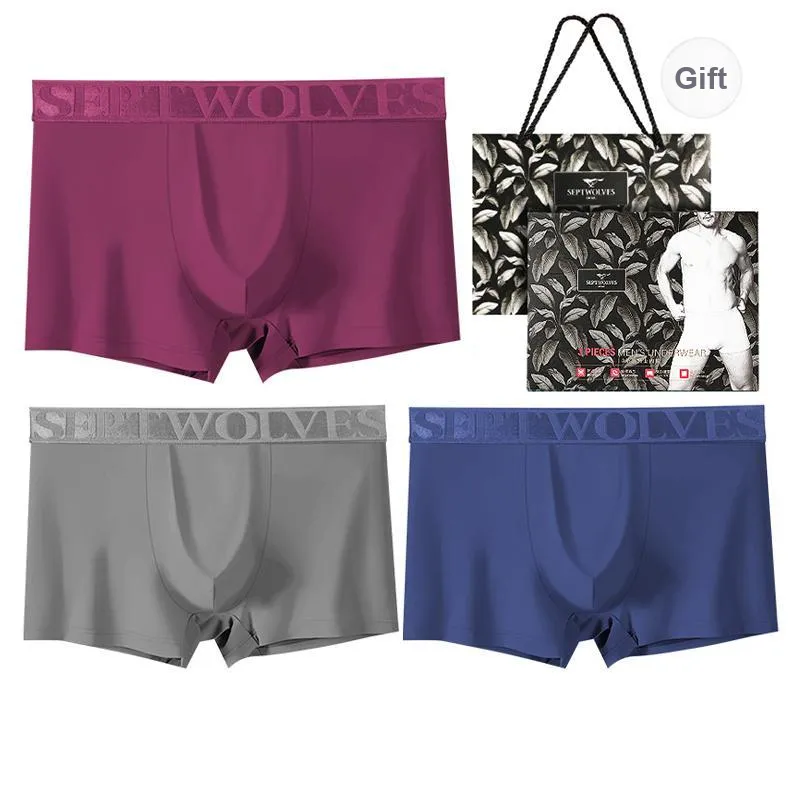 SEPTWOLVES Underpants Men's 3-Piece Gift Box Set-41