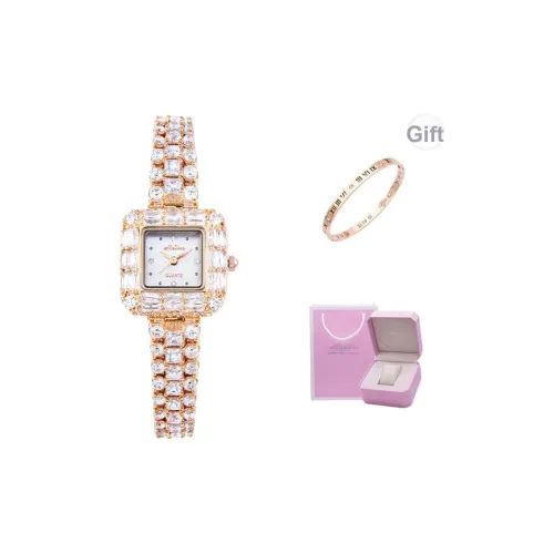 Melissa Кварцевый механизм ремешок из нержавеющей стали женские часы белый циферблат