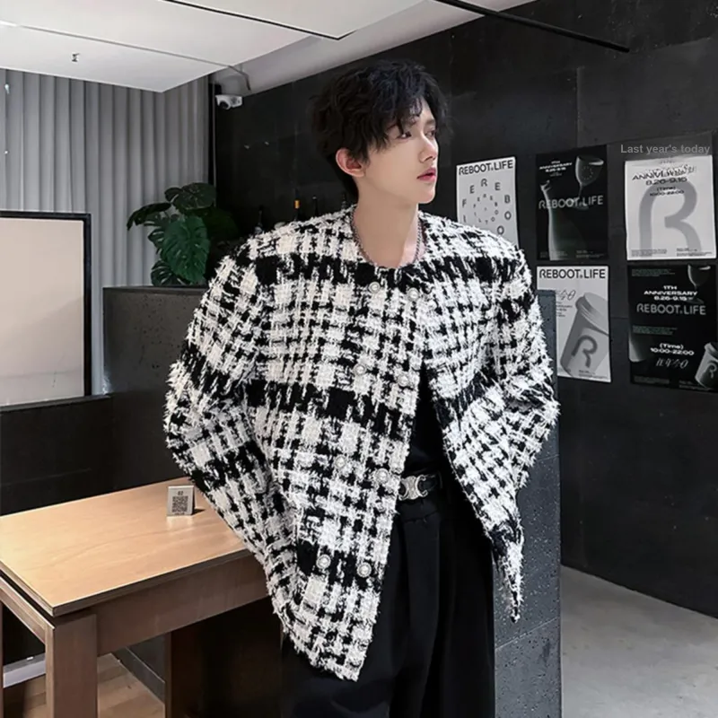 ACUOD BY CHANU Jackets Coats Unisex Black & White-2