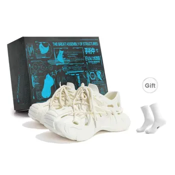 Jifffly Cushioning, Slip Resistant, Abrasion Resistant, Breathable Low Top Chunky Sneakers Unisex Box