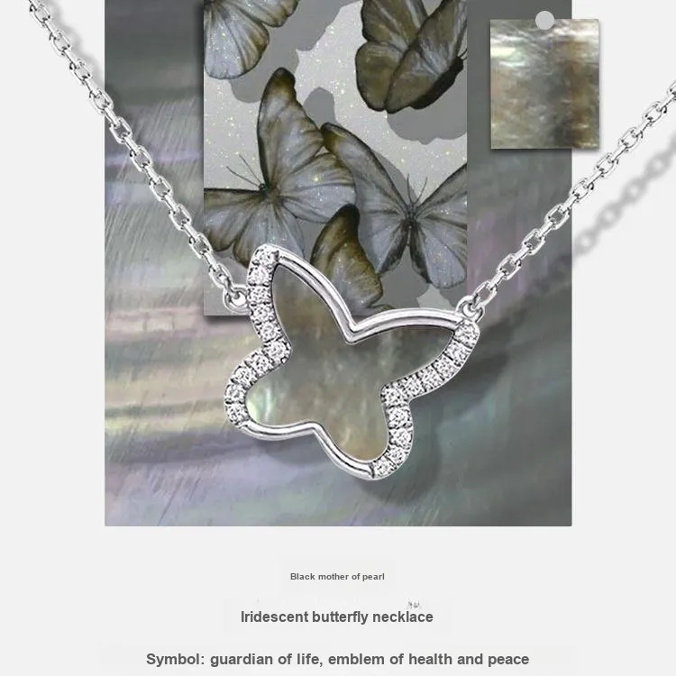 ICEWALD Diamond 925 Mother Of Pearl Necklaces Unisex-9