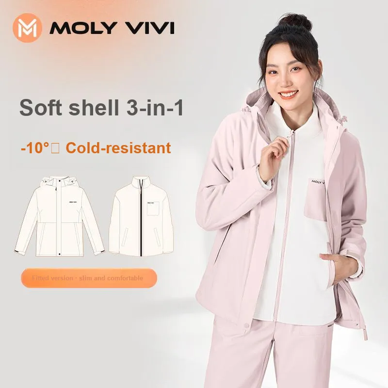 MOLY VIVI Soft Shell Coat Unisex-82